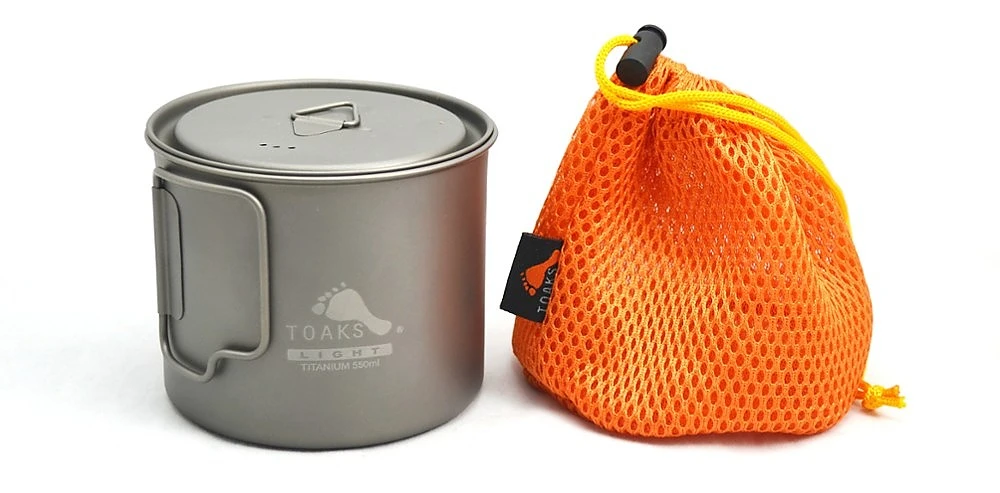 Toaks Light Titanium 550ml Pot (D95mm) 3 Toaks Light Titanium 550ml Pot (D95mm)