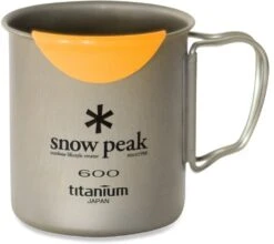 Snow Peak Titanium Single Wall 600 Cup -Hiking And Camping 1000 749