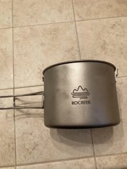 Rocreek Titanium Pot -Hiking And Camping 1D02A5EF D47F 4EB4 9DB1 82A9F6777297