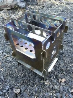 Bushcraft Essentials Bushbox Titanium Outdoor Pocket Stove -Hiking And Camping 20150920 182018