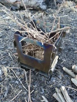 Bushcraft Essentials Bushbox Titanium Outdoor Pocket Stove -Hiking And Camping 20150920 184508
