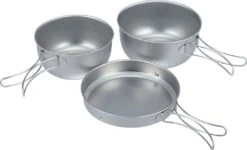 Snow Peak Titanium Cook Set, 3Pcs -Hiking And Camping 23145d50376c88de06428c59b6260a55
