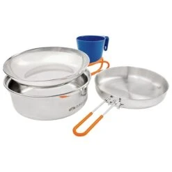 GSI Outdoors Glacier Stainless Steel Mess Kit -Hiking And Camping 600 31