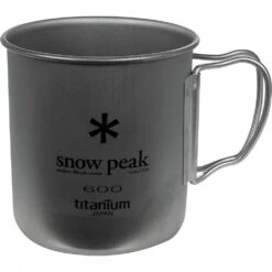 Snow Peak Titanium Single Wall 600 Cup -Hiking And Camping 6359