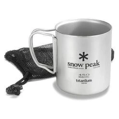 Snow Peak Ti-Double 450 Cup -Hiking And Camping 659999