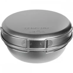 Snow Peak Titanium Cook Set, 3Pcs -Hiking And Camping OC 13