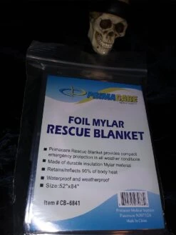 Prima-Care Medical Supplies Foil Mylar Rescue Blanket -Hiking And Camping Solar Blanket