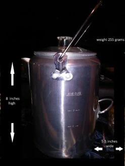 Texsport Aluminum 9 Cup Percolator -Hiking And Camping Texsport