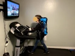 Deuter Fox 40 -Hiking And Camping Treadmill training blurred