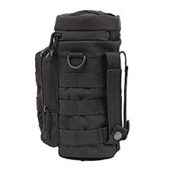 Rothco MOLLE Compatible Water Bottle Pouch -Hiking And Camping black water bottle