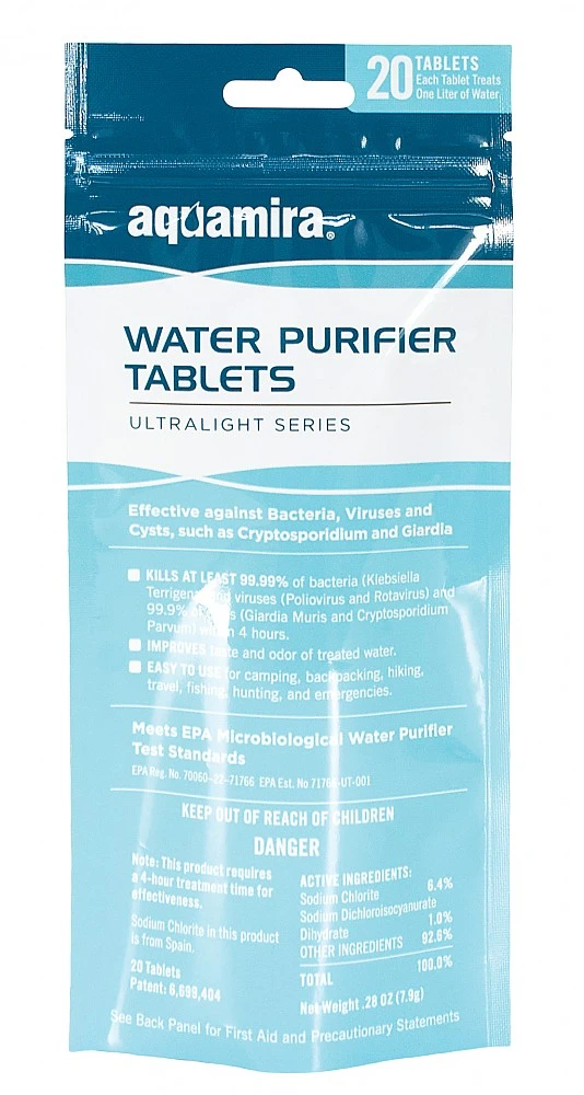 Aquamira Water Purifier Tablets 4 Aquamira Water Purifier Tablets - Image 2