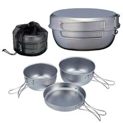 Snow Peak Titanium Cook Set, 3Pcs -Hiking And Camping image 6277