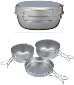 Snow Peak Titanium Cook Set, 3Pcs -Hiking And Camping image 6278