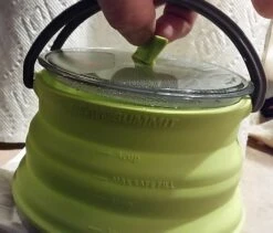 Sea To Summit X-Pot Kettle -Hiking And Camping lid lift