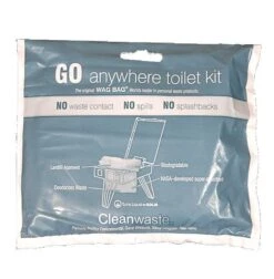 Cleanwaste Go Anywhere Toilet Kit Wag Bag -Hiking And Camping opplanet cleanwaste go anywhere toilet kit