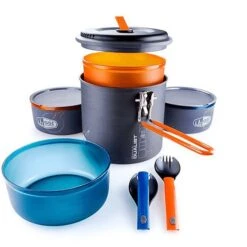 GSI Outdoors Pinnacle Dualist Cookset -Hiking And Camping opplanet gsi pinnacle dualist ultra compact kit 50248 main