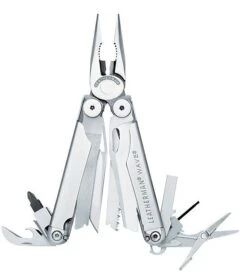 Leatherman Wave -Hiking And Camping opplanet leatherman wave standard stainless finish w cap crimper 830485a