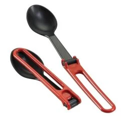 MSR Folding Spoon -Hiking And Camping opplanet msr spoon red main