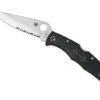 Spyderco Endura -Hiking And Camping opplanet spyderco endura4 lightweight black frn handle ps silver blade fold knife c10psbk main 1