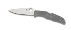 Spyderco Endura -Hiking And Camping opplanet spyderco endura4 lightweight gray frn handle flat ground fe silver blade fold knife c1 main