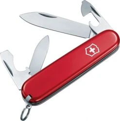 Victorinox Swiss Army Recruit -Hiking And Camping opplanet victorinox pocket knife recruit swiss army knives colors victorinox recruit swiss army knives red main